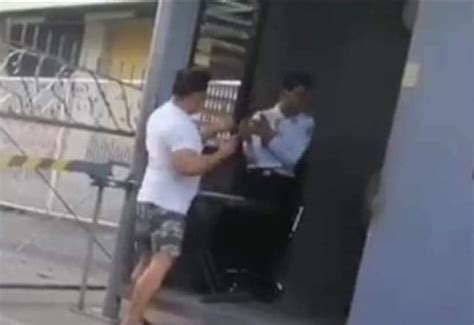 Alleged Driver of Keith Talens Severely Beating a Security.
